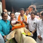 राधारमण गौशाला में यतेंद्र शर्मा का भव्य स्वागत एवं सम्मान