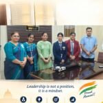 बीएलएस की दो छात्राओं ने एक दिन के लिए निभाई एसडीएम एवं तहसीलदार की भूमिका